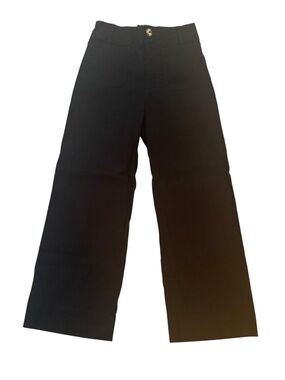 Anthropologie  Maeve Colette Wide Leg Black Pants Size 26
